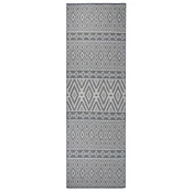 Lauko kilimėlis, mėlynos spalvos, 80x250cm, plokščio pynimo kaina