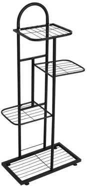 Gėlių vazonų laikiklis, juodas, 92 cm kaina