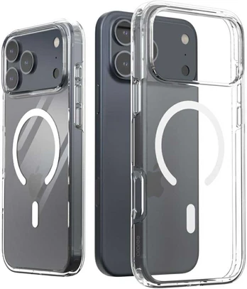 Dėklas Araree Duple M MagSafe do iPhone 17 Pro Max przeźroczysty