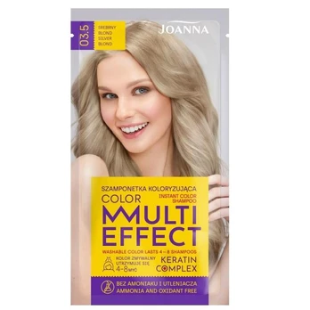 Joanna Multi Effect Color dažantis šampūnas 03.5 Silver Blond 35g