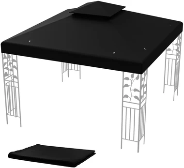 Paviljono stogas 3 x 3 m