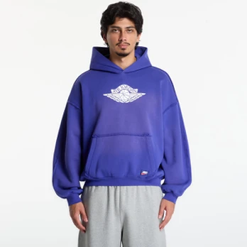 Jordan Flight Wings Fleece Pullover Hoodie Light Concord/ Sail - Dydis M (IM9191-432 Džemperiai)