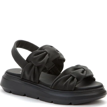 Basutės moterims, Juoda, SANDALS