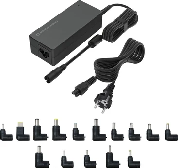 CONCEPTRONIC Univ. Notebook įkroviklis inkl.15 Aufsätze 90W