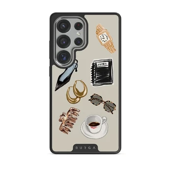 Boss Babe - Samsung Galaxy S25 Ultra Case, Elite Dark (Magnetic) / Silver