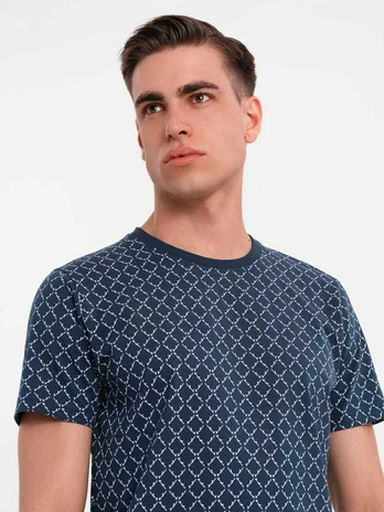 t-shirt for men - dark mėlynas