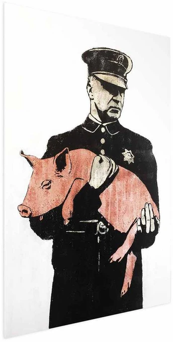 Artgeist Plakatas - Police Pig