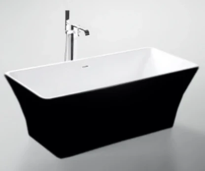 Akrilinė vonia GRACE 209 balta/juoda