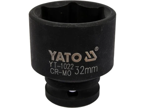 Galvutė smūginė šešiakampė | 12,5 mm (1/2") | 32 mm (YT-1022)