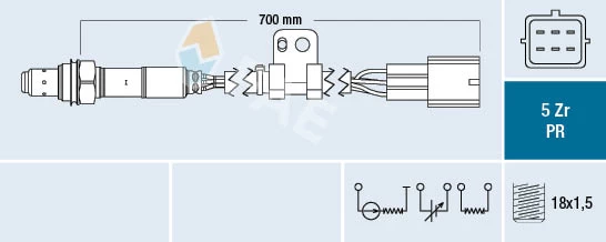 Lambda jutiklis FAE 75090