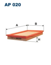 Oro filtras FILTRON AP 020 kaina
