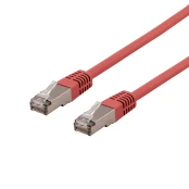 Kabelis DELTACO S/FTP Cat6, LSZH, 0,5m, raudonas / SFTP-60RH kaina