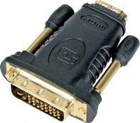 AV adapteris PremiumCord HDMI - DVI- D juoda kaina