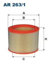 Oro filtras FILTRON AR 263/1 kaina