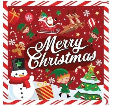 Fiesta Merry Christmas servietter