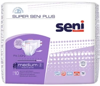 Sauskelnės Seni Super Plus, Medium, 10 vnt. kaina
