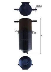 Kuro filtras MAHLE KL873 kaina