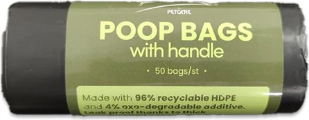 Active canis - Dog poop bags 50 pcs - with handle
