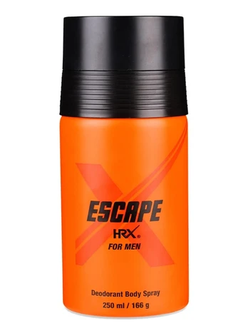 Hrx Escape Deodorant Spray For Men, 250 ml