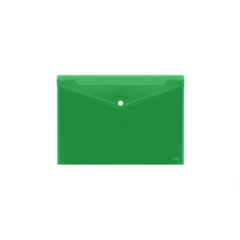 Envelope with print Forpus, A4, plastic, green, transparent 0820-006