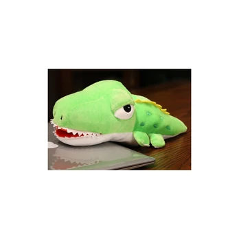 Lean Toys Plush Žalias Crocodile Mascot Puppet 30 cm