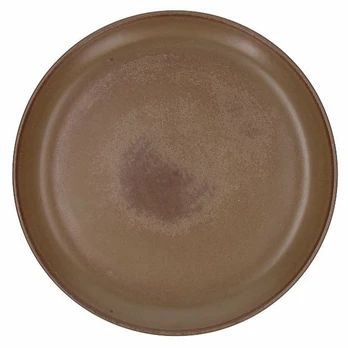 Lėkštė, TERRACOTTA BROWN BISCUIT, Ø28 cm.