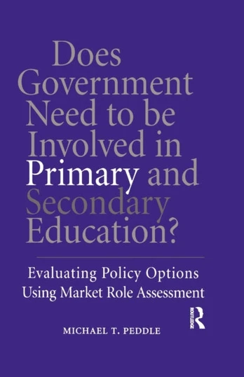 Does Government Need to be Involved in Primary and Secondary Education