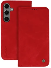 Dėklas Wonder Smart book type phone case for Samsung Galaxy S26 (S942) red kaina