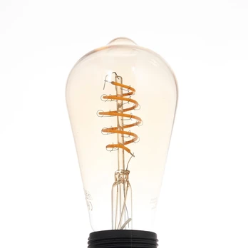 LUUMR Smart LED E27 ST64 4,9W skaidrus ZigBee Tuya Hue
