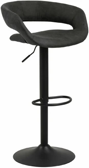Baro kėdė Grace 85634 85634, antracito, 54.5 cm x 48.5 cm x 104 cm kaina