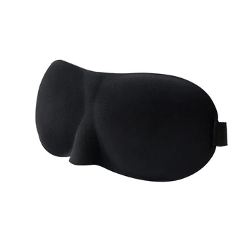 Miego kaukė unisex, juoda, S/M