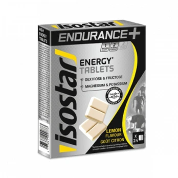 Isostar Endurance+Energy tablets 24 tabl. - Lemon skonis
