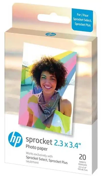 Zink Paper Sprocket Select 20pack 2.3x3.4"