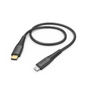Hama 00201602 Charging Cable, USB-C - Lightning 1.5m black kaina