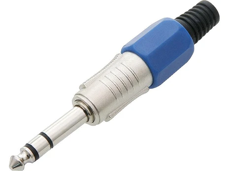 Blow Oem Kištukas AUX 6.3 stereo metalinis HQ