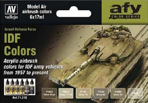 71210 AFV Color Series IDF Colors 6 x 17 ml