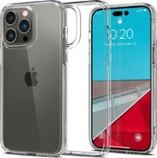 Dėklas Spigen Crystal Hybrid, crystal clear - iPhone 14 Pro kaina