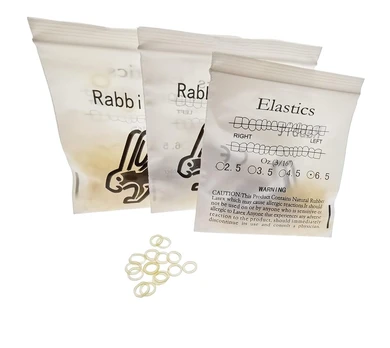 Ortodontinių elastikų rinkinys breketams Rabbit Heavy