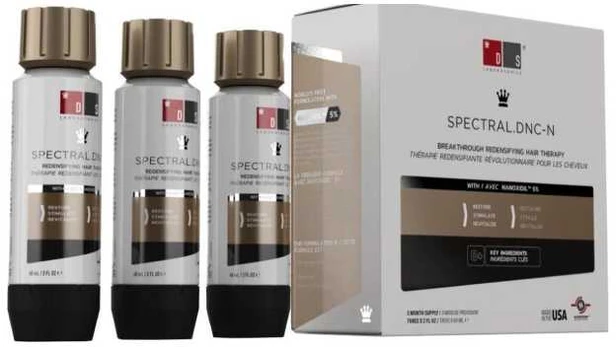 Ds Spectral Dnc-N priemonė nuo plaukų slinkimo 3x60ml