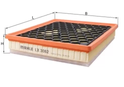 Oro filtras MAHLE LX3062 kaina