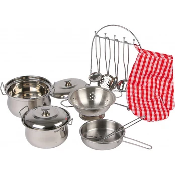 Cookware Set Play Kitchen