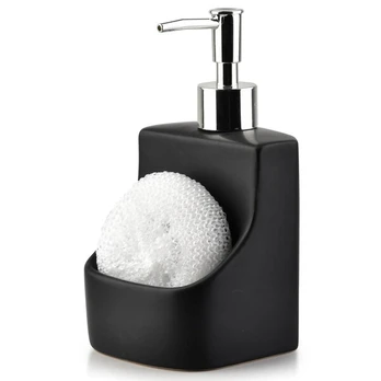 Indų plovimo skysčio dozatorius, 400 ml, juodas