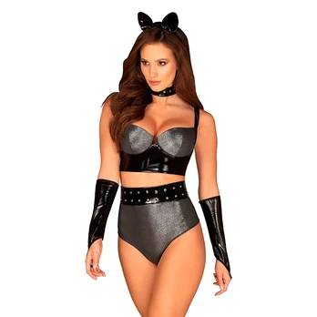 Obsessive - Silveria Set L/XL Teminis kostiumas