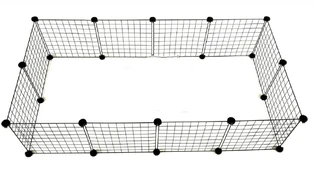 Apsauga C&C Modular Dog Kennel, 1450 x 750 x 370 mm kaina