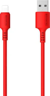USB cable Somostel USB-A - Lightning 1.2 m Red (SMS-BP06 USB - Lightning Red)