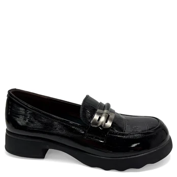 Loaferiai moterims, Juoda, Loafers
