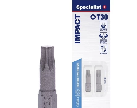Sukimo antgalis SPECIALIST T30, 2 vnt, 25 mm
