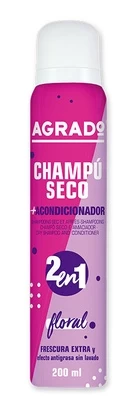 Sausas šampūnas Agrado Floral, 200 ml