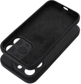 Dėklas Oem Case SILICONE 2mm for IPHONE 17 Pro Max juodas