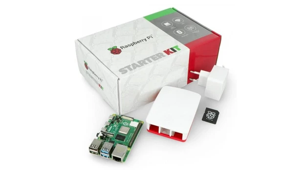 Rinkinys su Raspberry Pi 4B WiFi 8GB RAM + 32GB Micro SD + priedai